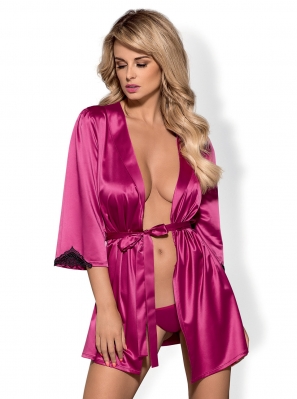 Satinia robe pink