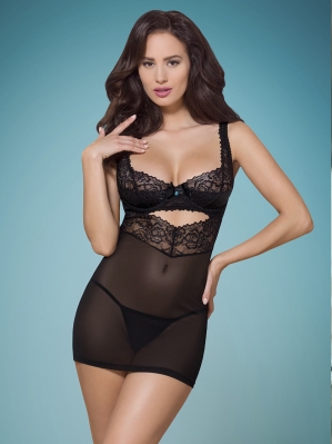 867-CHE-1 chemise & thong 